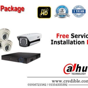 Dahua 4 Pcs CC Camera package